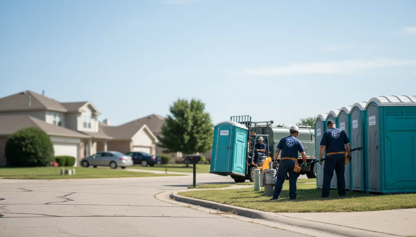 Porta Potty Rental in Saint Hedwig, TX near me
